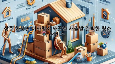 상주 화북면 이사청소: 깨끗한 새출발, 완벽한 청소 서비스