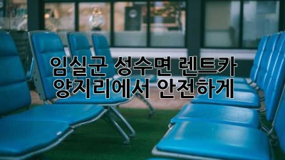 임실군 성수면 렌트카, 양지리에서 안전하게! 🚗💨